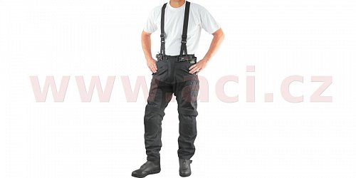 kalhoty Kodra Strap, ROLEFF - Německo, pánské (černé, odnímatelné kšandy)